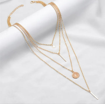 Multi Layer Chain For Women Gold Choker Necklace